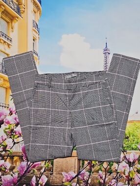 ILTM Gwyneth Marquis‎ Trousers Plaid Pants Size Small New
